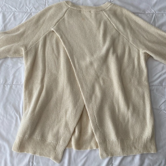 Madewell Cross Back Crewneck Sweater - Picture 4 of 6
